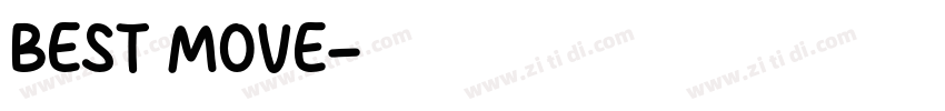 best move字体转换